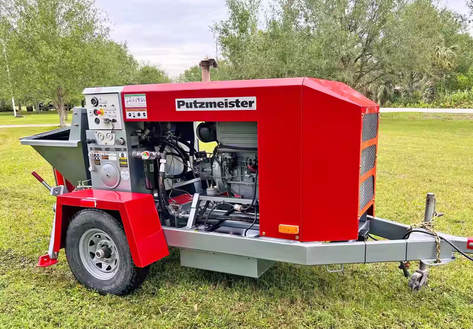 Concrete Trailer Pump Hire pic