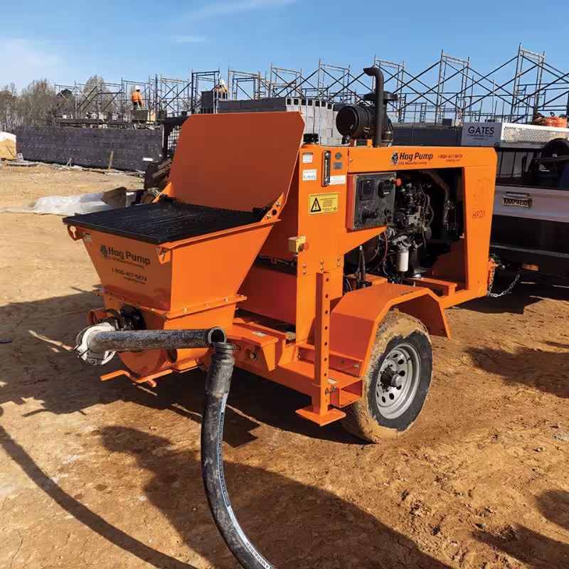 Concrete Trailer Pump Hire
